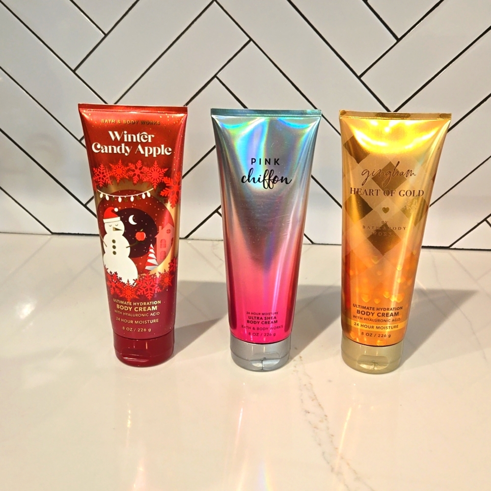 Bath & Body Works Body Cream 8 oz Tubes